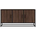  TV-benk brun eik 100x35x50 cm konstruert tre og metall 8721102838927