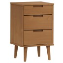  Nattbord MOLDE brun 40x35x65 cm heltre furu 4013409