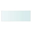 vidaXL Hyllepaneler 2 stk klart glass 40x12 cm