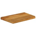  Bordplate naturlig kant 50x40x3,8 cm heltre mango