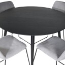 Venture Home Spisegruppe Venture Home Dipp Ø115 cm med 4 Muce Stoler GR19894