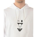 Emporio Armani Herre Gensere & Hettegensere Hvit S,