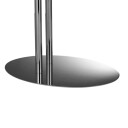 Coram Håndklestativ 2arm oval fot krom