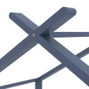 Sengeramme for barn heltre furu 80x160 cm i grå