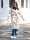 Vero Moda Fortuneaya Long Coat Beige M