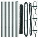  Gjerdepåle grønn 25 x 1,4 m 36 mm mesh Stål og PVC