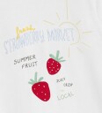 Fliink Sommer Strawberry T Shirt   White   86