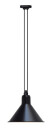 DCW - 322 L Pendel Konisk Svart Lampe Gras