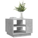 vidaXL Salongbord betonggrå 55x55x43 cm sponplate