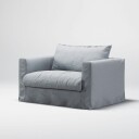 Le Grand Air Nou Love Seat Lin Nordic Sky