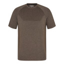 Engel X-treme sømløs T-skjorte Skogsgrønn melert SEW-9056-600-69 2XL-3XL