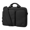 Tomtoc Navigator A33 14" svart skulderveske for bærbar PC