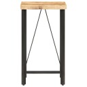 vidaXL Barbord 60x60x107 cm grov heltre mango
