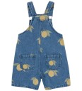 Konges Sløjd Magot kort snekkerbukse til barn lemon denim 92