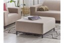 Hughen Fotskammel - Beige/Svart