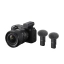 Sony ECM-W3 Trådløst Mikrofonssystem med Kulekarakteristikk og 3.5mm Jackplugg