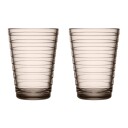 iittala Aino Aalto vannglass 2-pack 33 cl Lin