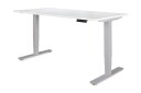 Hev  og Senkbar Skrivebord Lyngs 182 cm   Sølv