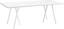 Hay - Loop Stand Table White 200 X 92,5 Cm Spisebord Leif Jørgensen Hvit Metall/tre