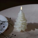 Uyuni Led Stearinlys Juletre 10x15 cm Nordic White