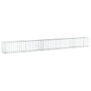  Gabionkurv med deksel 500x50x50 cm galvanisert jern