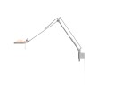 Luceplan Berenice Vegglampe 45x45 Pink Glass/Alu