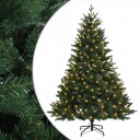 vidaXL Kunstig sammensatt juletre 180 cm 300 LED-lys Varmhvit