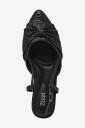 Zizzi   Slingbackser fJessica Glimmer Slingback M   Svart