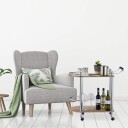 Serveringsvogn med 2 hyller