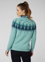 Blå Helly Hansen W Wool Knit Sweater Ull Genser (XS)