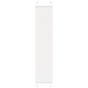  plisségardin Hvit 45x200 cm Stoff Bredde 44,4 Polyester