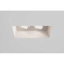 Astro Blanco Twin Innebygningsspot Vippbar GU10, Hvit