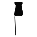 Rick Owens Dame Topper Svart XS,