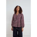 Noella MATTI BLOUSE DUSTY MAHOGANY
