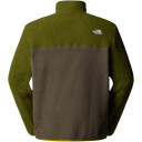 The North Face Men"s Yumiori 1/4 Zip Fleece Jacket New Taupe Green/Woodland Green/Deep Dijon L