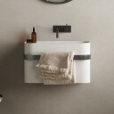Copenhagen Bath Yuno Rail 55 servant 550x310 mm, Hvit Matt