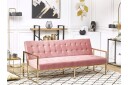 Ordsbo 3 seter Sovesofa   Fløyel / Rosa
