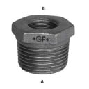 GF Nippelmuffe Sort 1 1/4" x 3/4" til Hydraulikk