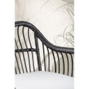 Venture Design Viga kafésett Svart med grå pute 2 stoler & bord 40 cm Svart