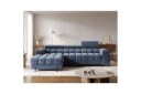 Hjørnesofa Eltap Felro 285x181x93 cm   Aura 40 Blå Venstre