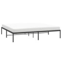 vidaXL Sengeramme i metall svart 183x213 cm