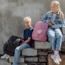 Skolesekk 2-7.kl Padded Hearts Rose Sport Air 30L
