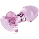 baseks Heart Glass Analplugg Medium