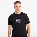 Tommy Hilfiger Linear Flag Graphic Tee - Black - M