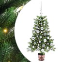  Juletre med 150 LED med stativ grønn 90 cm PE