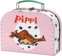 Pippi Langstrømpe Koffert 20 cm Rosa