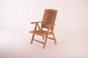 Hagestol Teak Justerbar