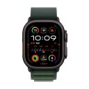 Apple Watch Ultra 2 49mm GPS+CEL (Sort Titan/Mørk GrønnAlpine Loop) M
