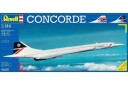 Revell 1/144 Concorde Modellfly Byggesett British Airways