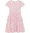 Creamie Dress Crepe Dobby Pink 128